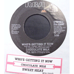 Chocolate Milk (2) Who's Getting It Now USED VINYL 7INCH 45 RPM STYRENE