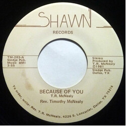 Timothy McNealy Because Of You USED VINYL 7INCH 45 RPM