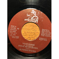 Steve Mcgilberry & Altered States Your Force USED VINYL 7INCH 45 RPM