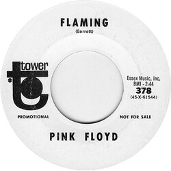 Pink Floyd Flaming USED VINYL 7INCH 45 RPM PROMO STYRENE