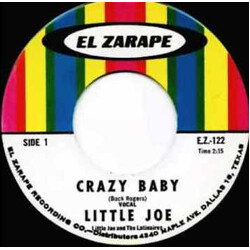 Little Joe & The Latinaires Crazy Baby / Why Don't You Write Me USED VINYL 7INCH 45 RPM