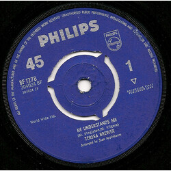 Teresa Brewer He Understands Me / Just Before We Say Goodbye USED VINYL 7INCH 45 RPM SINGLE