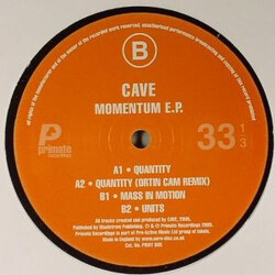 Cave Momentum E.P. USED VINYL 12INCH 33 S RPM EP