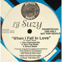 Lil Suzy When I Fall In Love USED VINYL 12INCH 33 S RPM PROMO