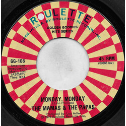 The Mamas & The Papas Monday, Monday / Look Through My Window USED VINYL 7INCH 45 RPM