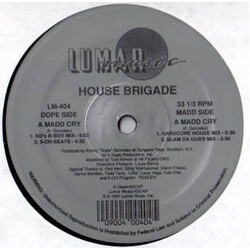 House Brigade A Madd Cry USED VINYL 12INCH 33 S RPM