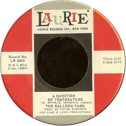 The Balloon Farm A Question Of Temperature / Hurtin' For Your Love USED VINYL 7INCH 45 RPM SINGLE