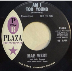 Mae West Am I Too Young USED VINYL 7INCH 45 RPM PROMO