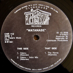 Watanabe Odoru USED VINYL 12INCH 33 S RPM
