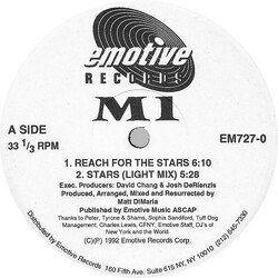 M1 Reach For The Stars USED VINYL 12INCH 33 S RPM