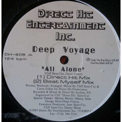 Deep Voyage All Alone USED VINYL 12INCH 33 S RPM