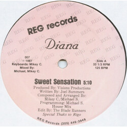 Diana (16) Sweet Sensation USED VINYL 12INCH 33 S RPM