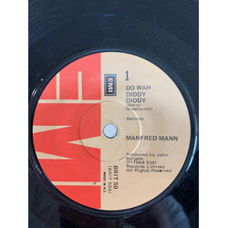 Manfred Mann Do Wah Diddy Diddy USED VINYL 7INCH 45 RPM SINGLE REISSUE