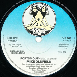 Mike Oldfield Portsmouth USED VINYL 7INCH 45 RPM SINGLE