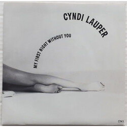 Cyndi Lauper My First Night Without You USED VINYL 7INCH 45 RPM SINGLE STEREO