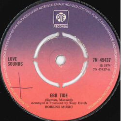 Love Sounds Ebb Tide / Sounds Of Love USED VINYL 7INCH 45 RPM