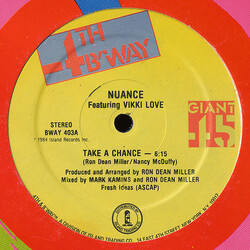 Nuance / Vikki Love Take A Chance USED VINYL 12INCH 45 RPM STEREO