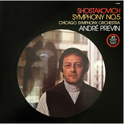 Dmitri Shostakovich / André Previn / The Chicago Symphony Orchestra Symphony No. 5 Vinyl LP USED
