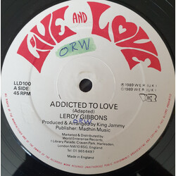 Leroy Gibbons / Chaka Demus / Don Angelo Addicted To Love / Love You To The Bone USED VINYL 12INCH 45 RPM
