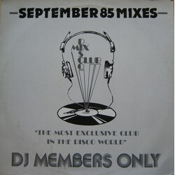 Various September 85 Mixes USED VINYL 12INCH PARTIALLY MIXED