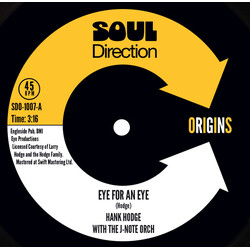 Henry Hodge Eye for An Eye USED VINYL 7INCH 45 RPM SINGLE