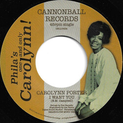 Carolynn Porter I Want You USED VINYL 7INCH 45 RPM SINGLE