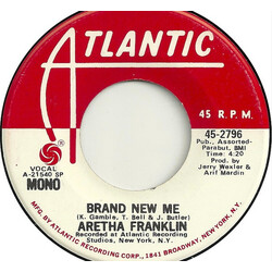 Aretha Franklin Brand New Me USED VINYL 7INCH 45 RPM PROMO STEREO MONO