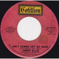 Jimmy Ellis (3) Ain't Gonna Cry No More USED VINYL 7INCH 45 RPM SINGLE