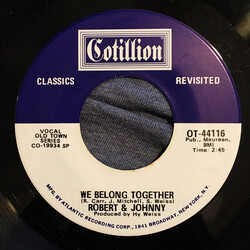 Robert & Johnny We Belong Together / You're Mine USED VINYL 7INCH 45 RPM