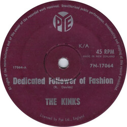 The Kinks Dedicated Follower Of Fashion USED VINYL 7INCH SINGLE 45 RPM