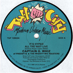 Captain G. Whiz Go G. Whiz / All The Way Live USED VINYL 12INCH 33 S RPM