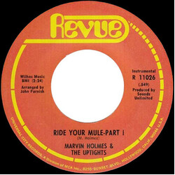 Marvin Holmes & The Uptights Ride Your Mule USED VINYL 7INCH 45 RPM SINGLE