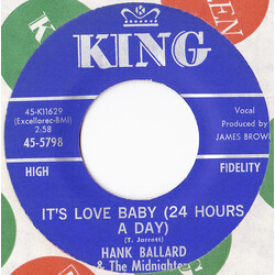 Hank Ballard & The Midnighters It's Love Baby (24 Hours A Day) USED VINYL 7INCH 45 RPM