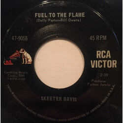 Skeeter Davis Fuel To The Flame USED VINYL 7INCH 45 RPM SINGLE