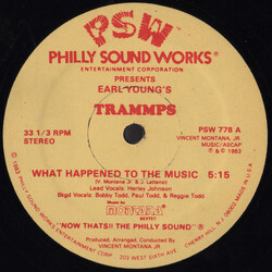 The Trammps What Happened To The Music USED VINYL 12INCH 33 S RPM
