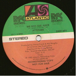 Attitude We Got The Juice USED VINYL 12INCH PROMO 33 S RPM