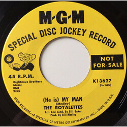 The Royalettes My Man USED VINYL 7INCH SINGLE 45 RPM PROMO