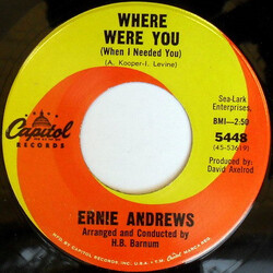 Ernie Andrews Where Were You / What Do I See In The Girl USED VINYL 7INCH 45 RPM SINGLE