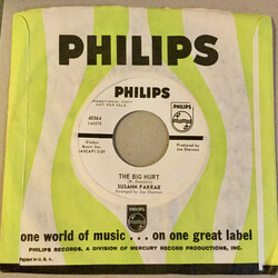 Susann Farrar The Big Hurt / Our Town USED VINYL 7INCH 45 RPM SINGLE PROMO