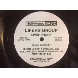 Lifers Group Livin Proof Special Limited Ep USED VINYL 12INCH EP PROMO