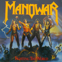 Manowar Fighting The World Vinyl LP USED