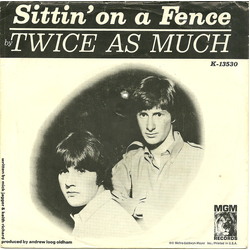 Twice As Much Sittin' On A Fence USED VINYL 7INCH 45 RPM SINGLE