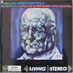 Jean Sibelius / Pierre Monteux / London Symphony Orchestra Symphony No 2 Vinyl LP USED
