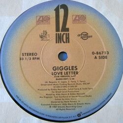 Giggles Love Letter USED VINYL 12INCH 33 S RPM