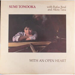 Sumi Tonooka / Rufus Reid / Akira Tana With An Open Heart Vinyl LP USED
