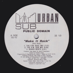 Public Domain (4) Make It Rock USED VINYL 12INCH 33 S RPM