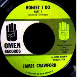 James Crawford Honest I Do USED VINYL 7INCH 45 RPM STYRENE