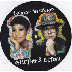 Aretha Franklin / Elton John Through The Storm USED VINYL 7INCH SINGLE PICTURE DISC