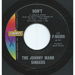 The Johnny Mann Singers Don't USED VINYL 7INCH 45 RPM