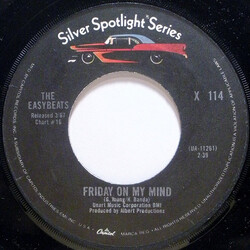 The Easybeats Friday On My Mind / Gonna Have A Good Time USED VINYL 7INCH 45 RPM REISSUE STEREO MONO